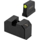 TRYBE Defense High Glow 1-Dot Tritium Night Sights for Glock 17/19/22/23/24/26/27/33/34/35/37/38/39, High, Black, 1DTSG-HI