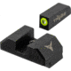 TRYBE Defense High Glow 1-Dot Tritium Night Sights for Glock 17/19/22/23/24/26/27/33/34/35/37/38/39/42/43, Standard, Black, 1DTSG-ST