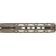 TRYBE Defense Magnesium Alloy Go Fast Ultra Lightweight Handguard, Cut Top Rail, M-LOK, FDE, 9in, MGHDG-V2-9CR-FDE