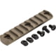 TRYBE Defense Magnite M-Lok Picatinny Rail Section with Lugs - 9 Slots, FDE, TRBDMGRAIL9-V2-FDE