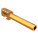 TRYBE Defense Non Threaded Conversion Pistol Barrel for Glock 22/31, 9mm, 416R Stainless Steel, Gold TIN, PBCONVG22-31-TIN
