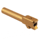 TRYBE Defense Non Threaded Conversion Pistol Barrel for Glock 23/32, 9mm, 416R Stainless Steel, Gold TIN, PBCONVG23-32-TIN