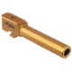 TRYBE Defense Non Threaded Conversion Pistol Barrel for Glock 23/32, 9mm, 416R Stainless Steel, Gold TIN, PBCONVG23-32-TIN