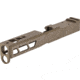 TRYBE Defense Pistol Slide, Glock 17, Gen 4, DeltaPoint Pro Cut, Version 2, FDE Cerakote, No Base Plate Included, SLDG17G4DPV2-FDE
