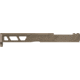 TRYBE Defense Pistol Slide, Glock 17, Gen 5, DeltaPoint Pro Cut, Version 2, FDE Cerakote, No Base Plate Included, SLDG17G5DPV2-FDE