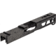 TRYBE Defense Pistol Slide, Glock 17, Gen 5, Venom Cut, Version 2, Black Cerakote, No Base Plate Included, SLDG17G5VNMV2-BN