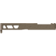 TRYBE Defense Pistol Slide, Glock 17, Gen 5, Viper Cut, Version 2, FDE Cerakote, No Base Plate Included, SLDG17G5VPRV2-FDE