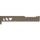 TRYBE Defense Pistol Slide, Glock 26, Gen 3/4, RMR Cut, Version 2, FDE Cerakote, No Base Plate Included, SLDG26G34RMRV2-FDE