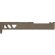 TRYBE Defense Pistol Slide, Glock 26, Gen 3/4, Venom Cut, Version 2, FDE Cerakote, No Base Plate Included, SLDG26G34VNMV2-FDE