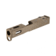 TRYBE Defense Pistol Slide, Glock 43/43X, Version 1, RMSc Cut, Cerakote Flat Dark Earth, SLDG43XRMSC-FDE