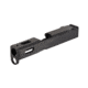 TRYBE Defense Pistol Slide, Glock 43/43X, Version 1, RMSc Cut, Cerakote Graphite Black, SLDG43XRMSC-BN