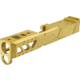 TRYBE Defense Glock 26 Pistol Slide - Version 2, Gen 3/4, DeltaPoint Pro Cut, Gold, SLDG26G34DPV2-GLD