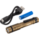 TRYBE Optics Micro Lithium Ion 350 Lumen Rechargeable Handheld Flashlight, Bronze, MICRO1K-BRZ