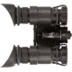 TRYBE Optics NVG-50 Dual 1x White Phosphor Tube Night Vision Goggle, Gen 3, Black, NVG50W