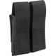 TRYBE Tactical Covered Double Pistol Magazine Pouch, Black, 22HPC2BK