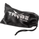 TRYBE Tactical Universal Fit Safety Glasses, Adjustable Wire Core Temples and Nose Piece, Gray Lens, Black, UFSG-GR