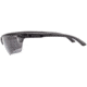 TRYBE Tactical Universal Fit Safety Glasses, Adjustable Wire Core Temples and Nose Piece, Gray Lens, Black, UFSG-GR