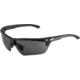 TRYBE Tactical Universal Fit Safety Glasses, Adjustable Wire Core Temples and Nose Piece, Gray Lens, Black, UFSG-GR