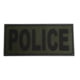 TUFF Products Police PVC Patch 7x3 Velcro Sewn, Ranger Green w/Black Letters, 7inx3in, P-Police -7x3 RGBK