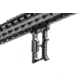 Tyrant CNC HALO Series MiniVert Grip MLOK, Blue, TD-552-B-M