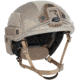 UARM HCBH High Cut Ballistic Helmet, Type IIIA Threat Level, Tan, M, HCBHMT