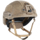 UARM HCBH High Cut Ballistic Helmet, Type IIIA Threat Level, Coyote, M, HCBHMC