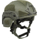 UARM MICH Helmet Low Cut over EarsNIJ IIIA with BOA, OD Green, Large, MICH-LC-NI-SHRD-BOA-RAIL-OD