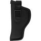 Uncle Mike's UM Nylon Inside the Pants Holster, Left Hand, Matte, Black, 76102