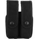 Uncle Mike's Fitted Pistol Magazine Cases, Divided w/Flaps for Double Row Mags, 88367