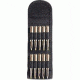 Uncle Mike's Hunting &amp; Shooting Accessories - KODRA Folding Rifle Cartridge Carrier - 10 Loop, Black 8845-1
