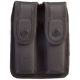 Uncle Mike's Sentinel Double Magazine Case, Black, Single Stack 89075