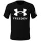 Under Armour Freedom Logo T-Shirt - Men's, Black, Large, 1370811001LG