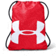 Under Armour UA Ozsee Sackpack Travel Backpack, Red, One Size Fits All, 1240539600OSFA