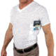 UnderTech Undercover Mens Travel Safe V-Neck Shirt,White,2XL TS0561WH-2X