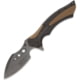 United Cutlery Black Ronin Linerlock A/O Folding Knife, 4.75" black stonewash finish 3Cr13 stainless blade, Black ABS handle with dark earth TPU insert, UC3407