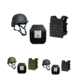 United Shield Active Shooter Level III, PST 650 Helmet, Acer Plates, Black, OD Green, Tan