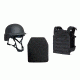 United Shield Active Shooter Level IV, PST 650 Helmet, 2 10inX12in Zeta6h Plates, Black, Small ASLIV-S-B