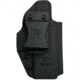 Universal Kydex, IWB Black Kydex, Belt Clip Fits Compact Sized Handguns, OWB Belt Holster, Right Hand