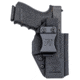 Universal Kydex, IWB Black Kydex, Belt Clip Fits Compact Sized Handguns, OWB Belt Holster, Right Hand