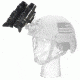 US Night Vision PVS-14A Night Vision Monocular, Gen 3 Chrome,White Phosphor Auto-Gated Unfilmed, Black 001215