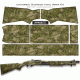 US Night Vision A-TACS Camo Pre-Cut Universal Shotgun Skin Vinyl Wrap, 20x30in, A-TACS Camo FG 116521