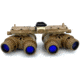 US Night Vision ARGUS Panoramic Night Vision Goggle - Gen III White Phosphor, FDE, 8x6x5in, APNVG-E-WP