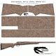 US Night Vision Tiger Stripe Camo Pre-Cut Universal Rifle Skin Vinyl Wrap, 20x30in, USMC Desert 056634