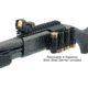 UTG Pro Pro 870 Optic Mount, 12 Gauge, Scope Mount, Black, MT-RM870