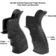 UTG Pro AR15 Ambidextrous Pistol Grip, Black, RBUPG01B