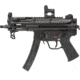 UTG Pro Drop-in Handguard/Clawmount, MP5K, Black, MTU055SSMK