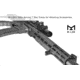 UTG Pro UTG Pro Super Slim SD M-LOK Free Float handguard, 16 in, Black, MTU047XLM
