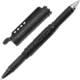 UZI Crown Bezel Tactical Pen With Aluminum Body, 6.13in Overall, Black Titanium Coated Aluminum Body, Accepts Standard And Fisher Space Pen Refills, Crown Bezel, UZI-TACPEN20-BK