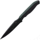 V NIVES Trailblazer Black Fixed Blade Knife, 10.13in Overall, 5in Black PVD Coated D2 Tool Steel Clip Point Blade, Black G10 Handle, Black Injection Molded Belt Sheath, VFB25GPBBK