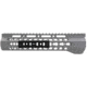 Vector Optics KeyMod Handguard 4 inch Rail Section, Black, SCRAAM-23
